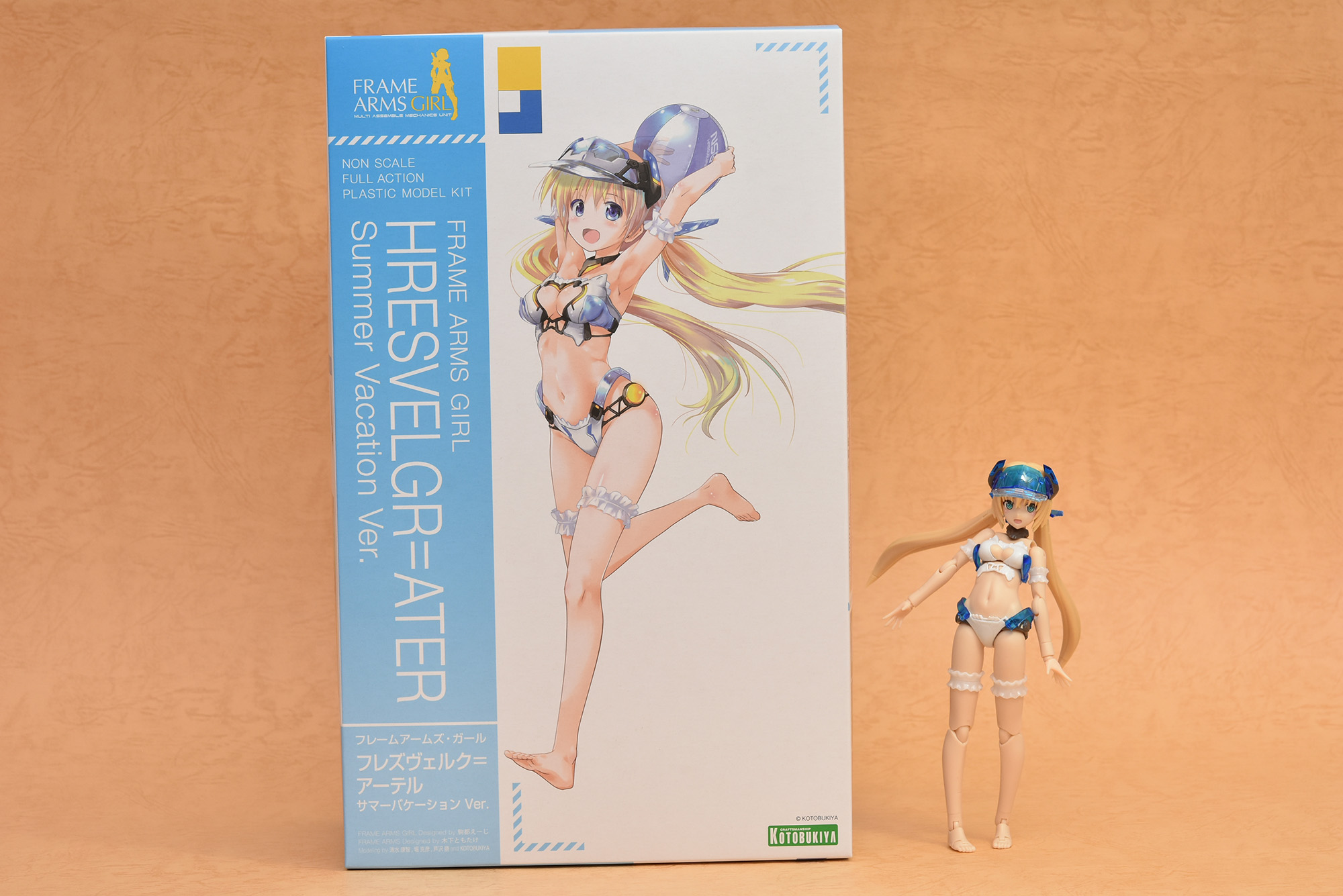 コトブキヤの変態が優勝していきますね フレズヴェルク アーテル サマーバケーションver を組み立てました Zoikino