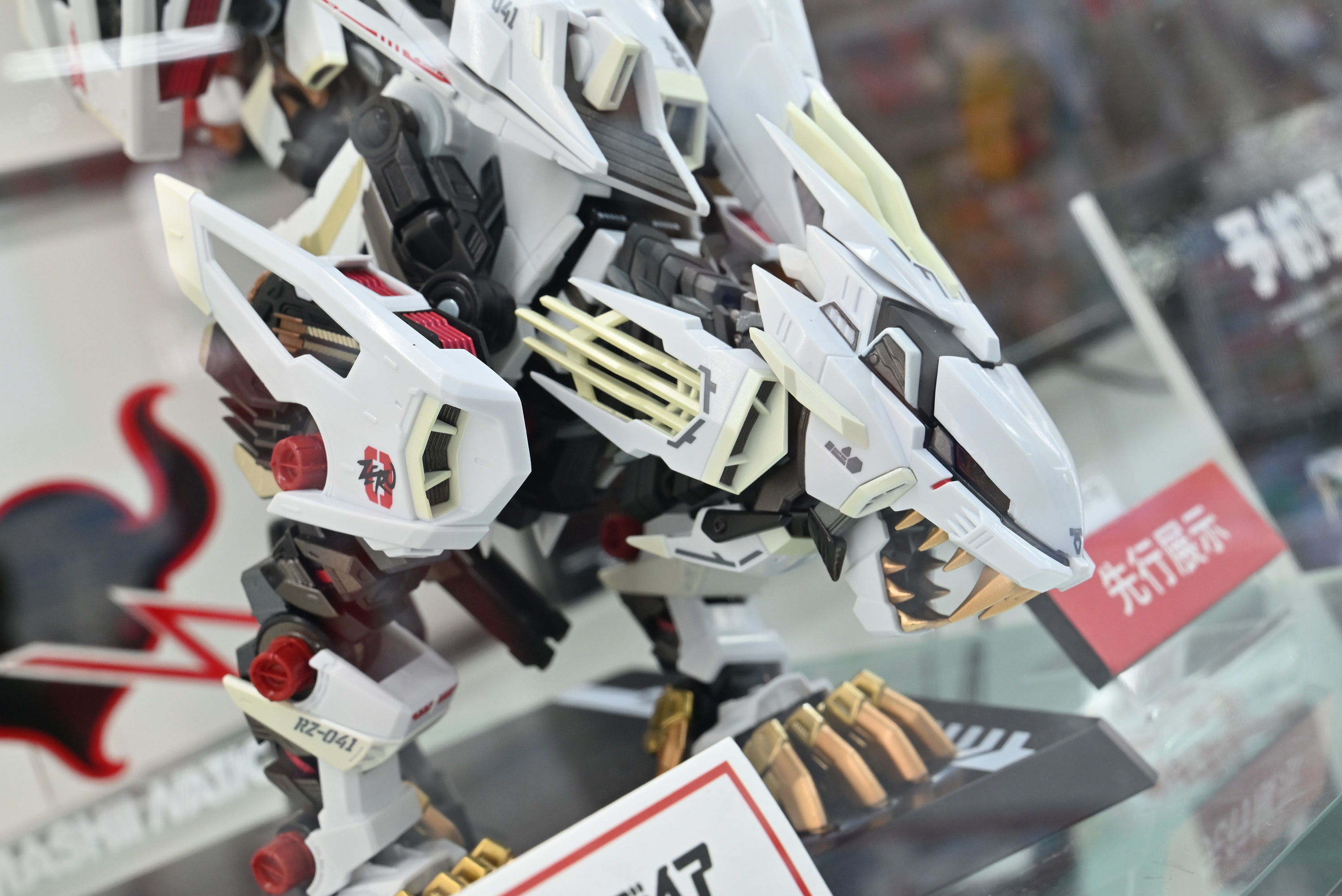 超合金ライガーゼロの製品サンプルが展示されていたので撮影してきまし